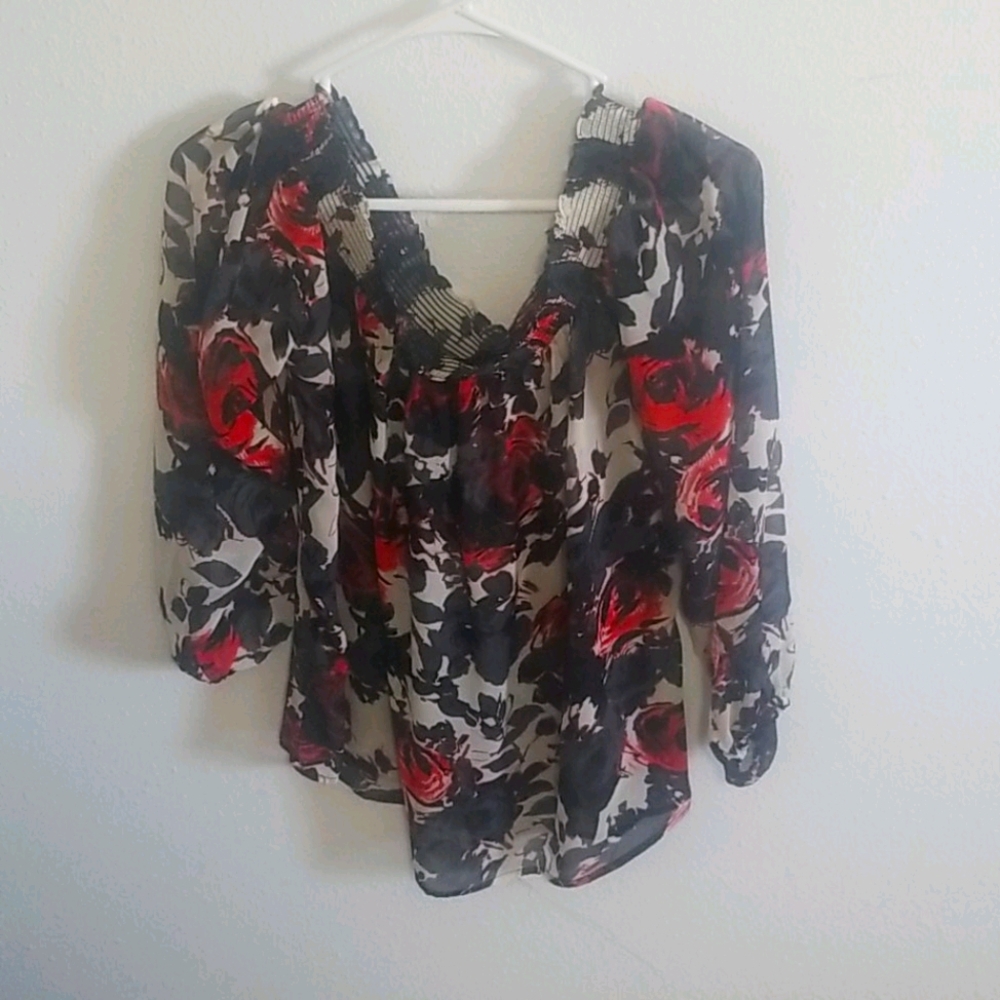 Buffalo off the shoulder shirt